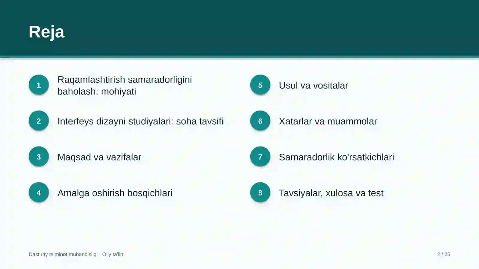 Interfeys dizayni studiyalarida raqamlashtirish samaradorligini baholash 2