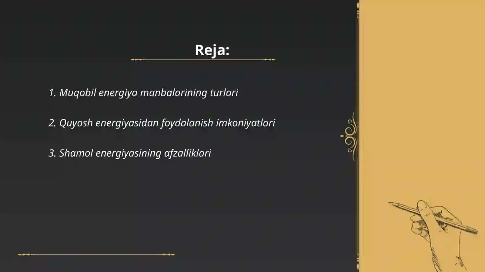 Muqobil energiyaning zaruriyati 2