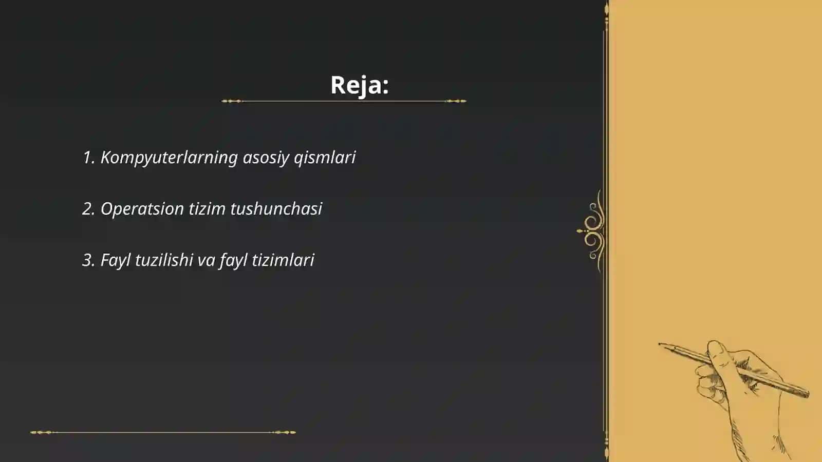 Ko‘zi ojizlar uchun Informatika fanidan asosiy tushuncha va ta‘riflar 2