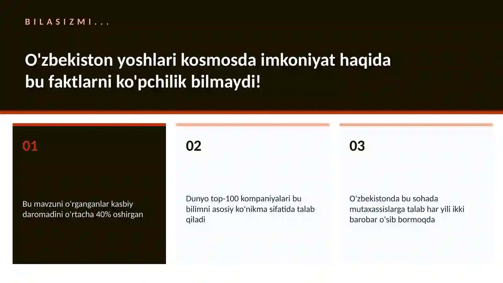 KOSMIK TEXNOLOGIYALAR 2
