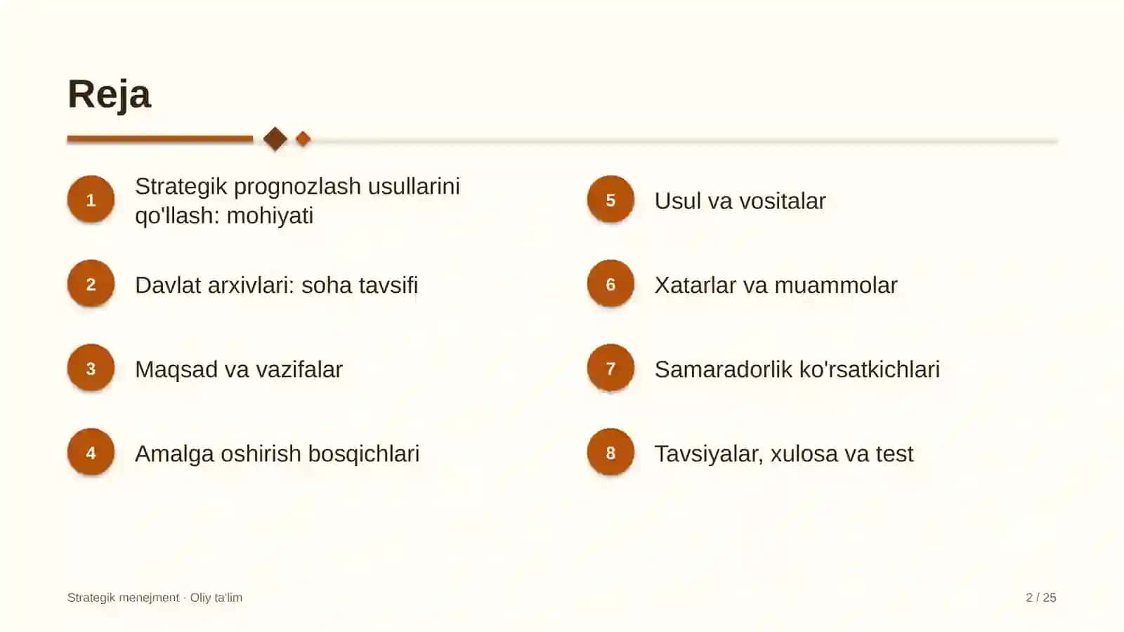 davlat arxivlarida strategik prognozlash usullarini qo'llash 3919 2
