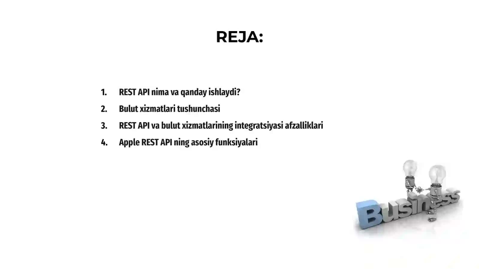 REST API va bulut xizmatlari integratsiyasi 2
