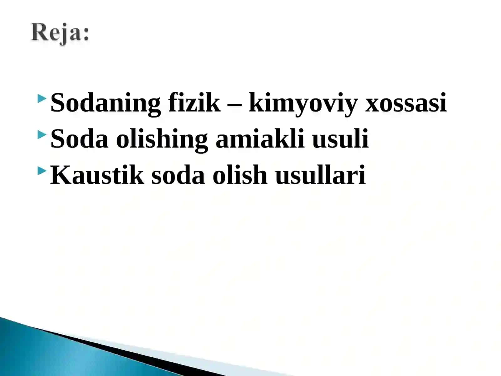 Soda olishusullari 2