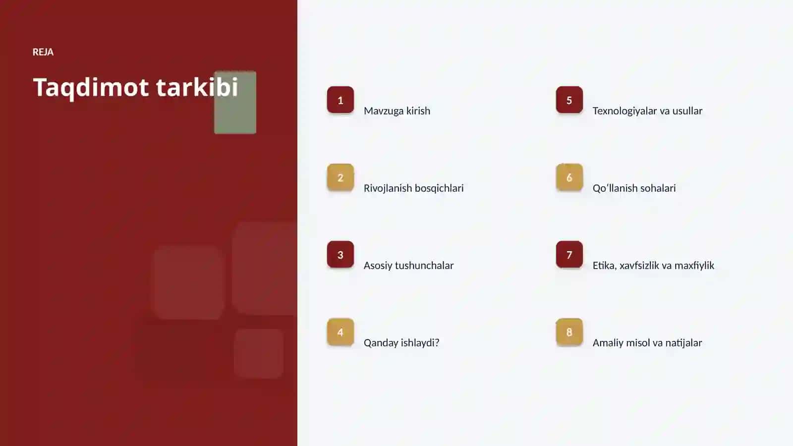 SUNʼIY INTELLEKT • PROFESSIONAL TAQDIMOT 2