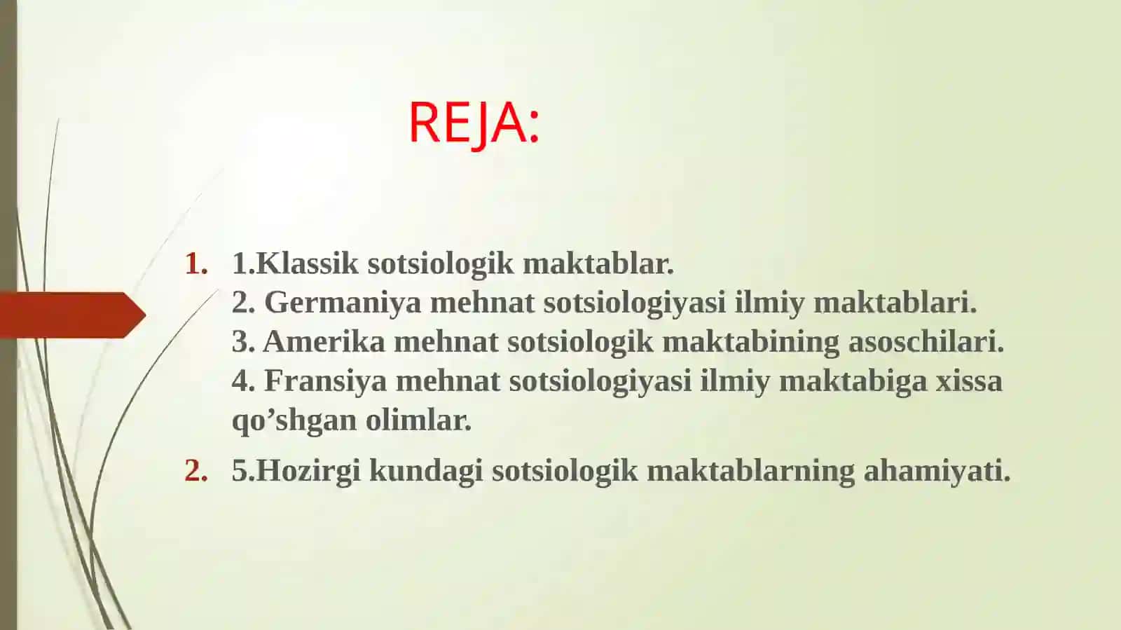 Xorijiy ilmiy maktablar tarixi 2