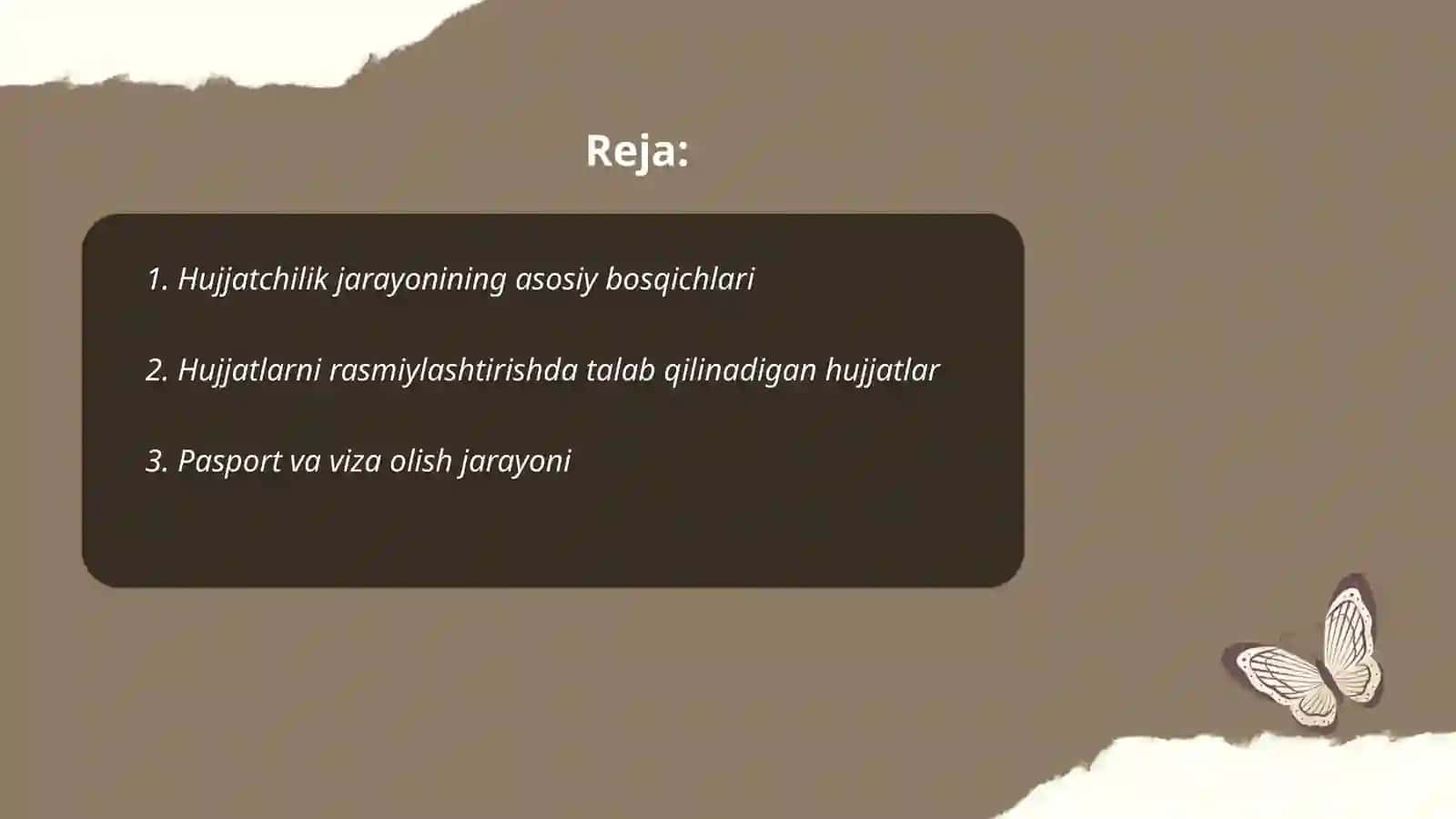 Hujjatchilik ishlari 2