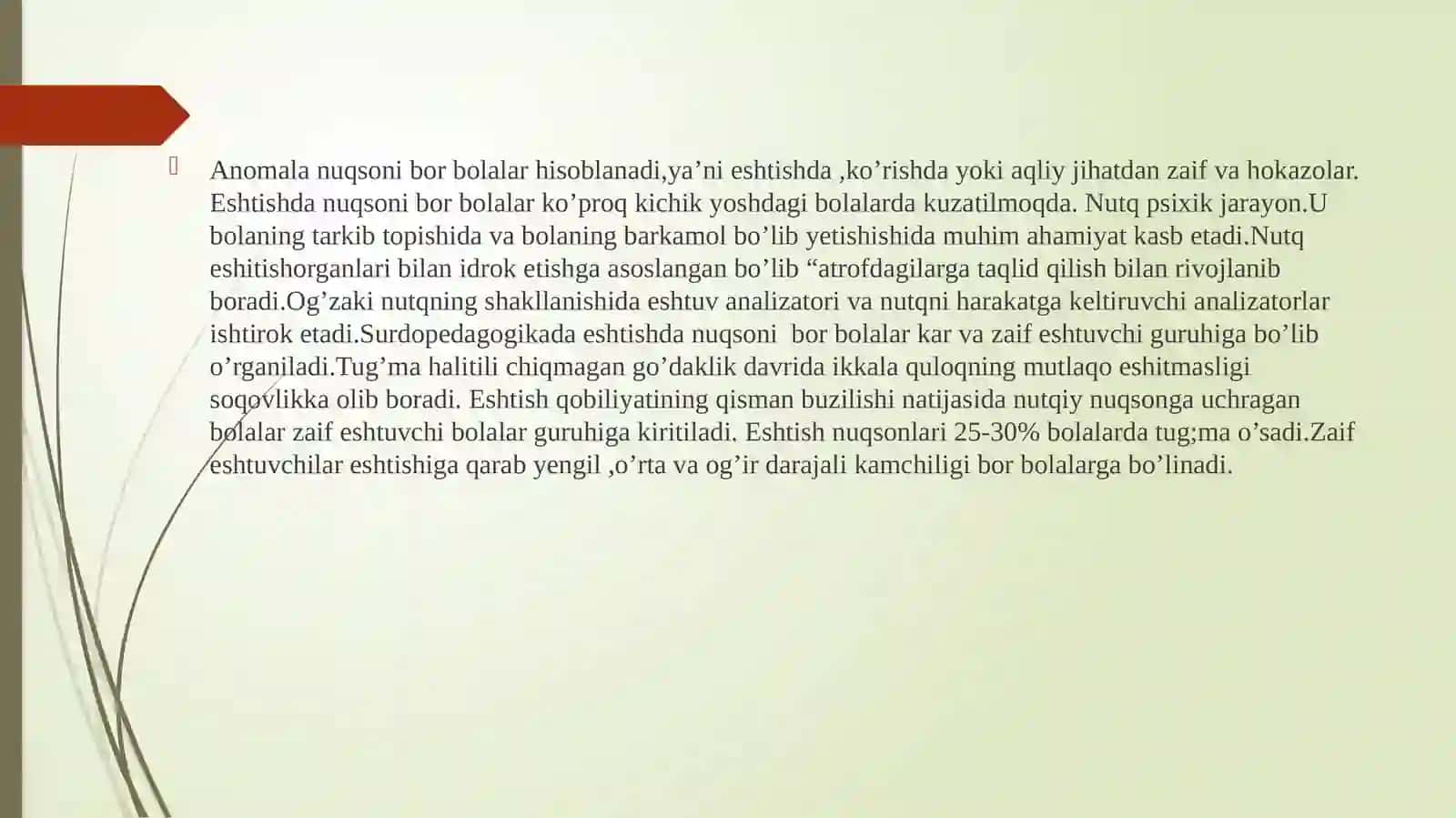 Zaif eshtuvchi insonlarning darajalari 2