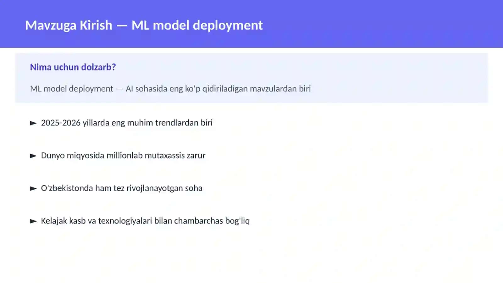 ML model deployment 2