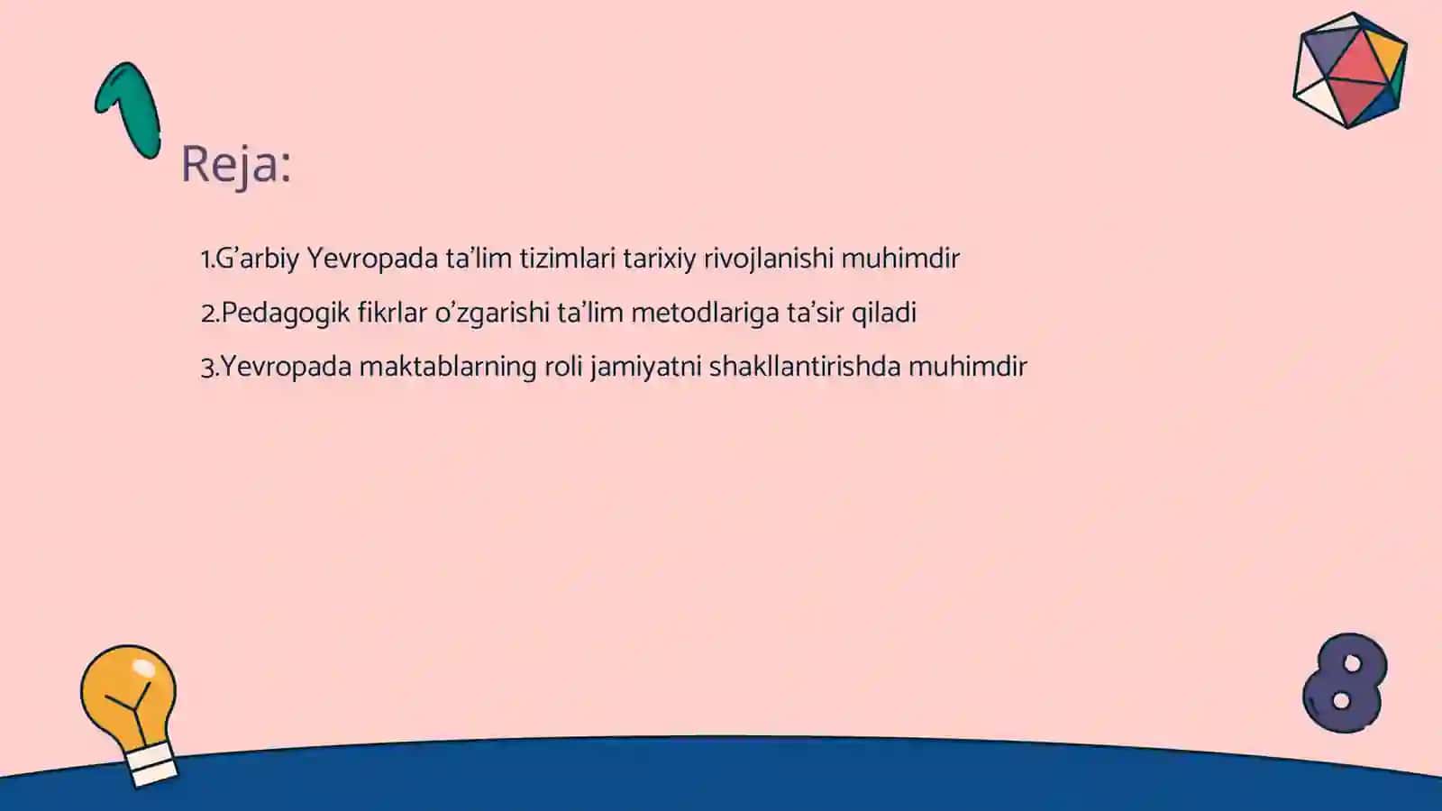 G'arbiy Yevropa ta'lim tizimlari 2