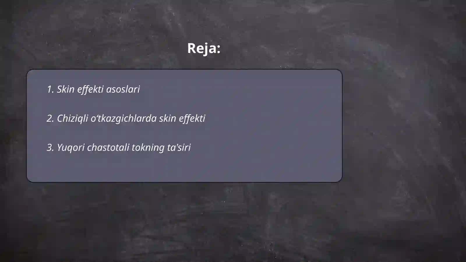 Skin effekti 2