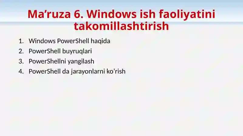 Windows PowerShell 2