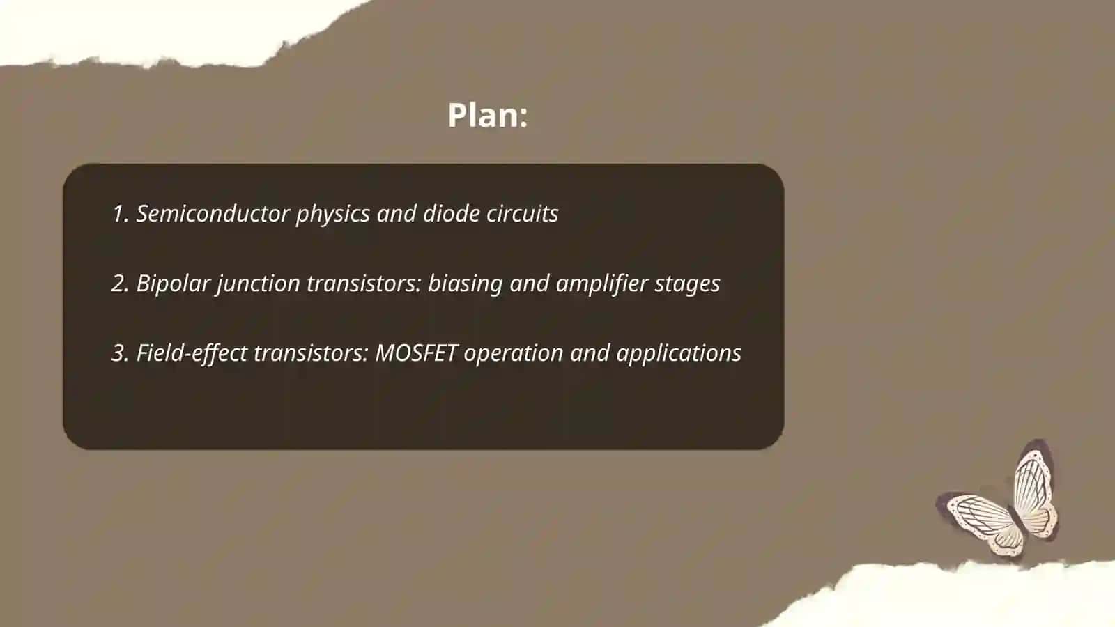 ELECTRONICS AND CIRCUITS 2 SCIENCE, CONTENT AND METHODS 2