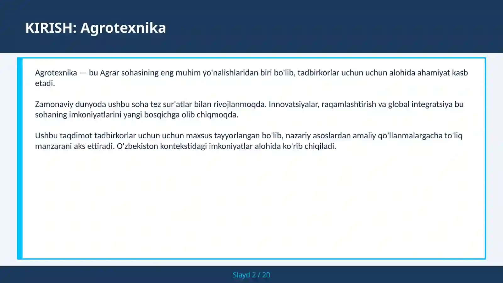 AGROTEXNIKA 2