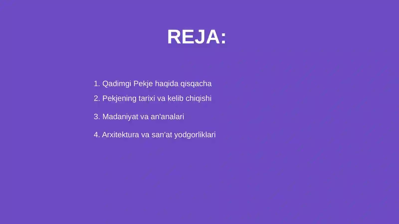 Qadimgi pekje 2