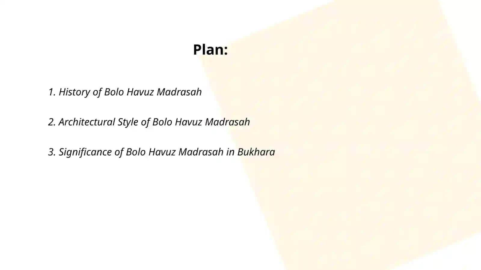Bolo Havuz Madrasah 2