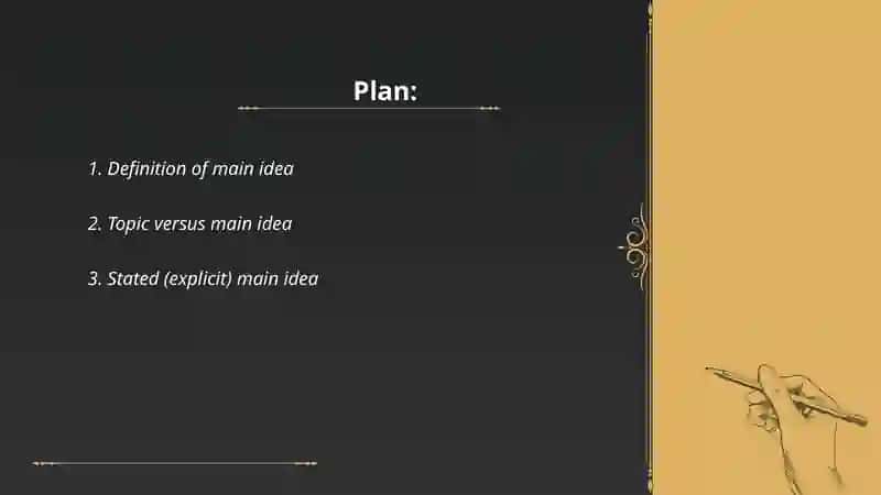 Reading to know the main idea 2
