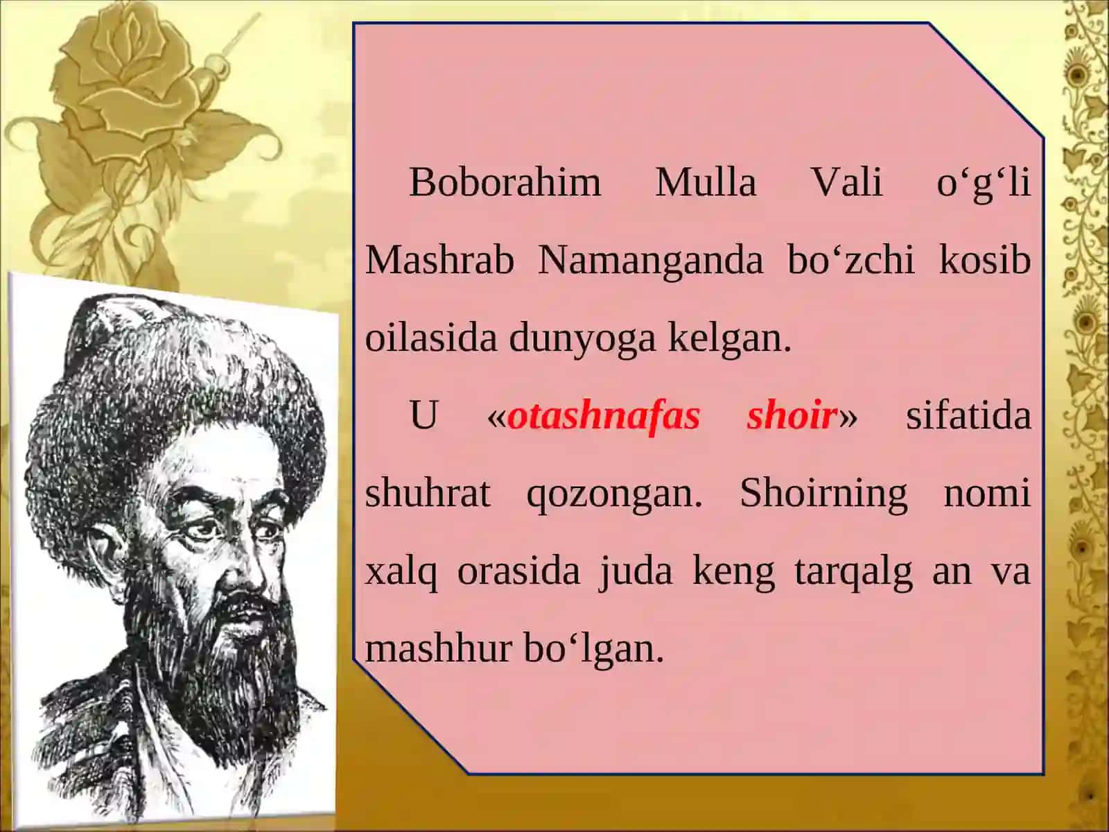 BOBORAHIM MASHRAB 2