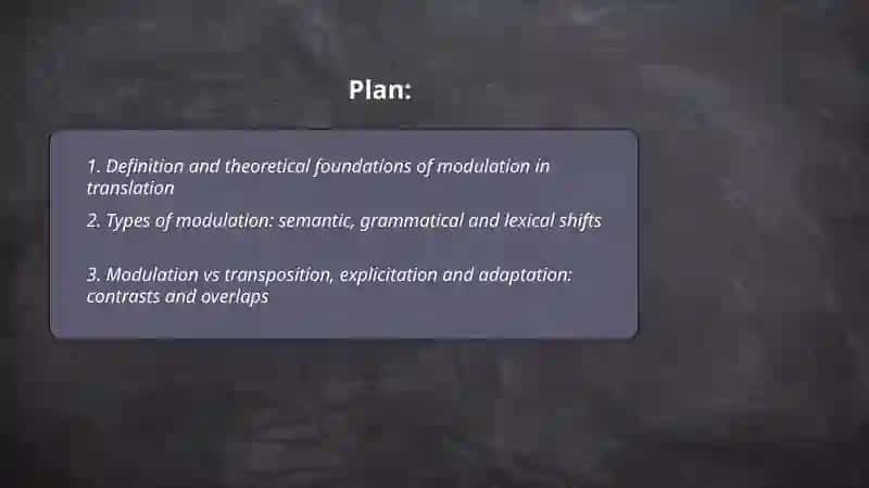 Modulation as the process of translation 2