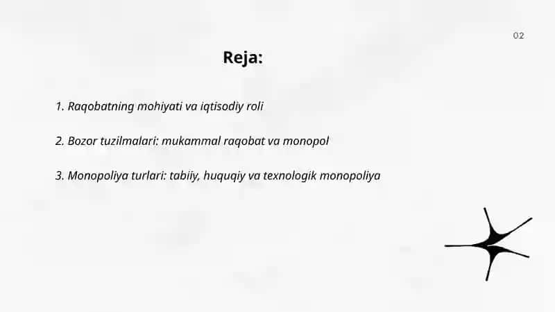 Raqobat va monopoliya 2