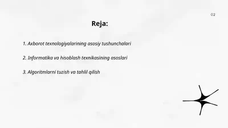 Axborot texnologiyalari 2