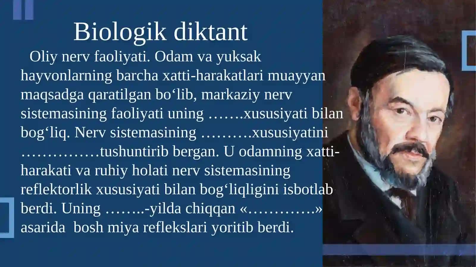 Biologik diktant 2