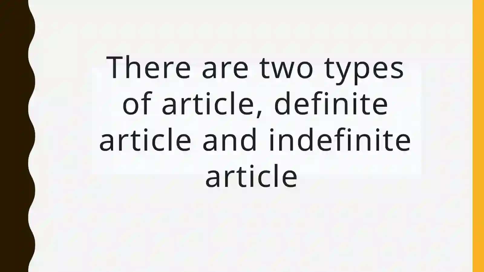 English grammarArticle 2