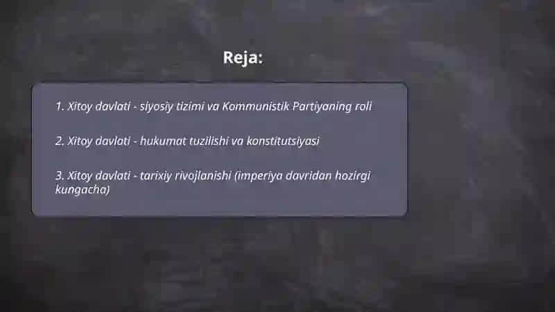 Xitoy davlati 2