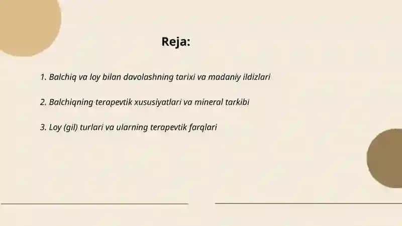 Balchiq va loy bilan davolash 2