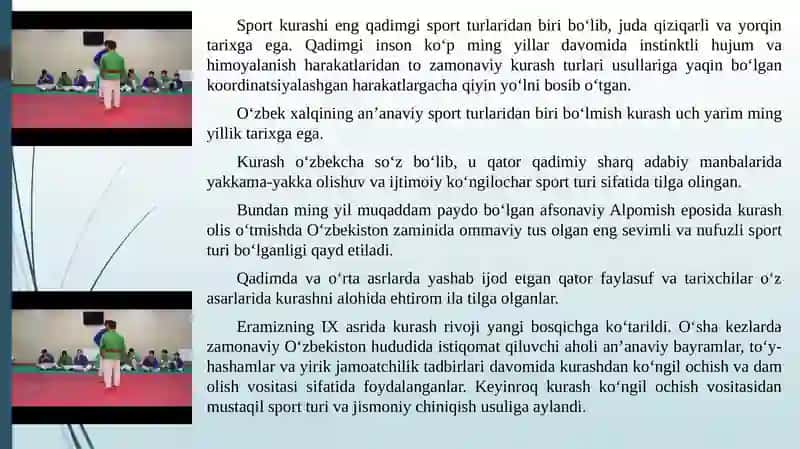 KURASH VA BELBOG‘LI KURASHNING RIVOJLANISH TARIXI 2
