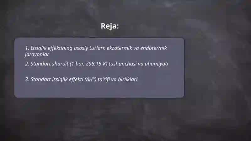 Issiqlik effektining turlari 2