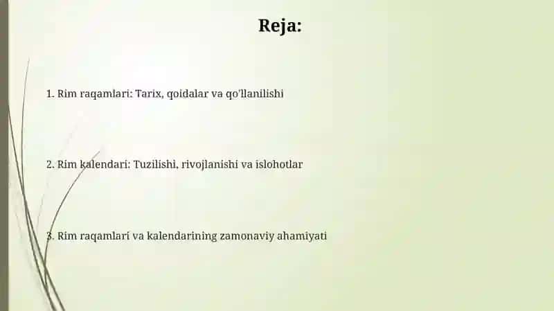 Rim raqamlari: Tarix, qoidalar va qo'llanilishi 2