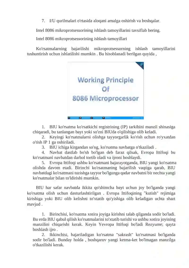 Kompyuterdagi markaziy protsessor 2