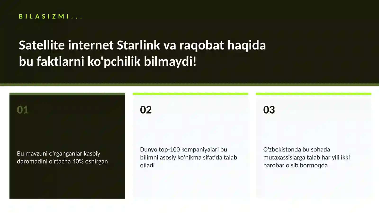 KOSMIK TEXNOLOGIYALAR 2