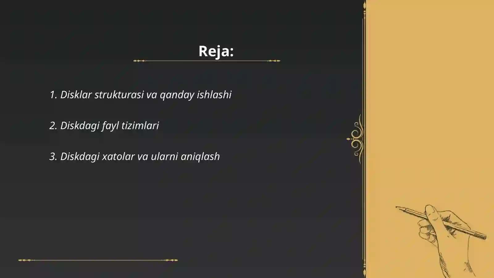 Disklar strukturasi va qanday ishlashi 2
