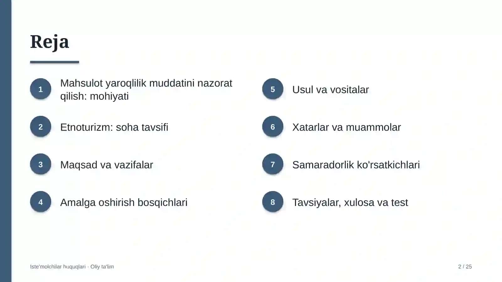 etnoturizmda mahsulotning yaroqlilik muddatini nazorat qilish 3373 2