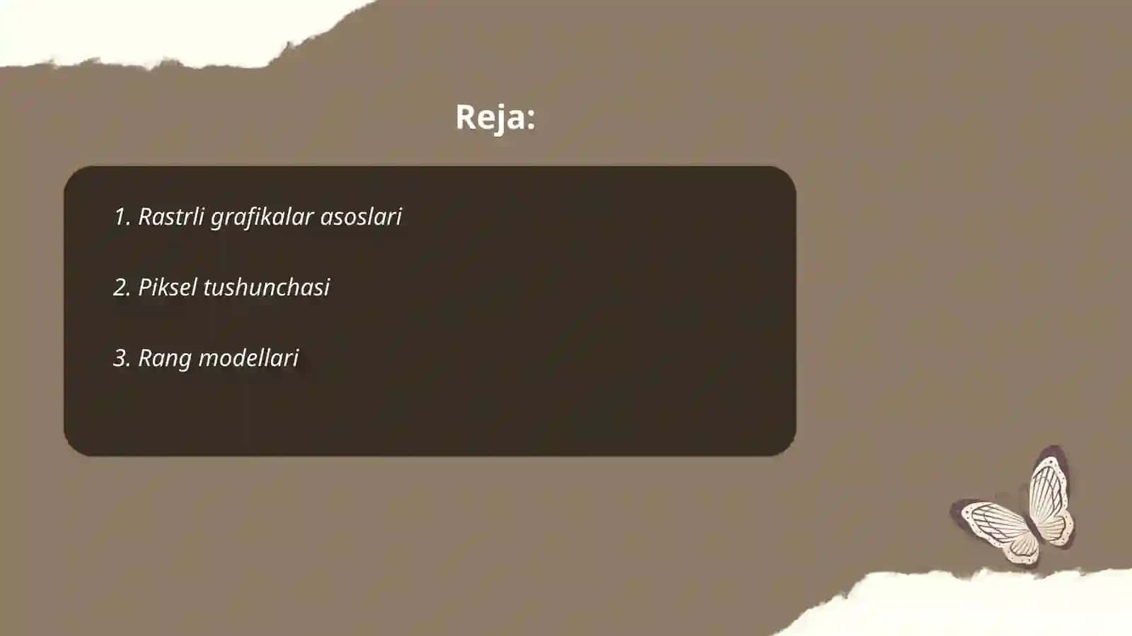 Bazaviy rastrli algoritmlar 2