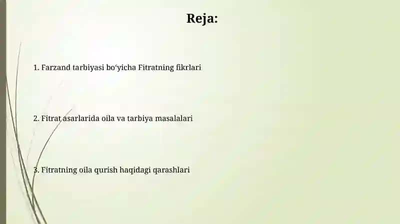 Fitratning oila asaridagi oila qurish va farzand tarbiyasiga oid qarashlari 2