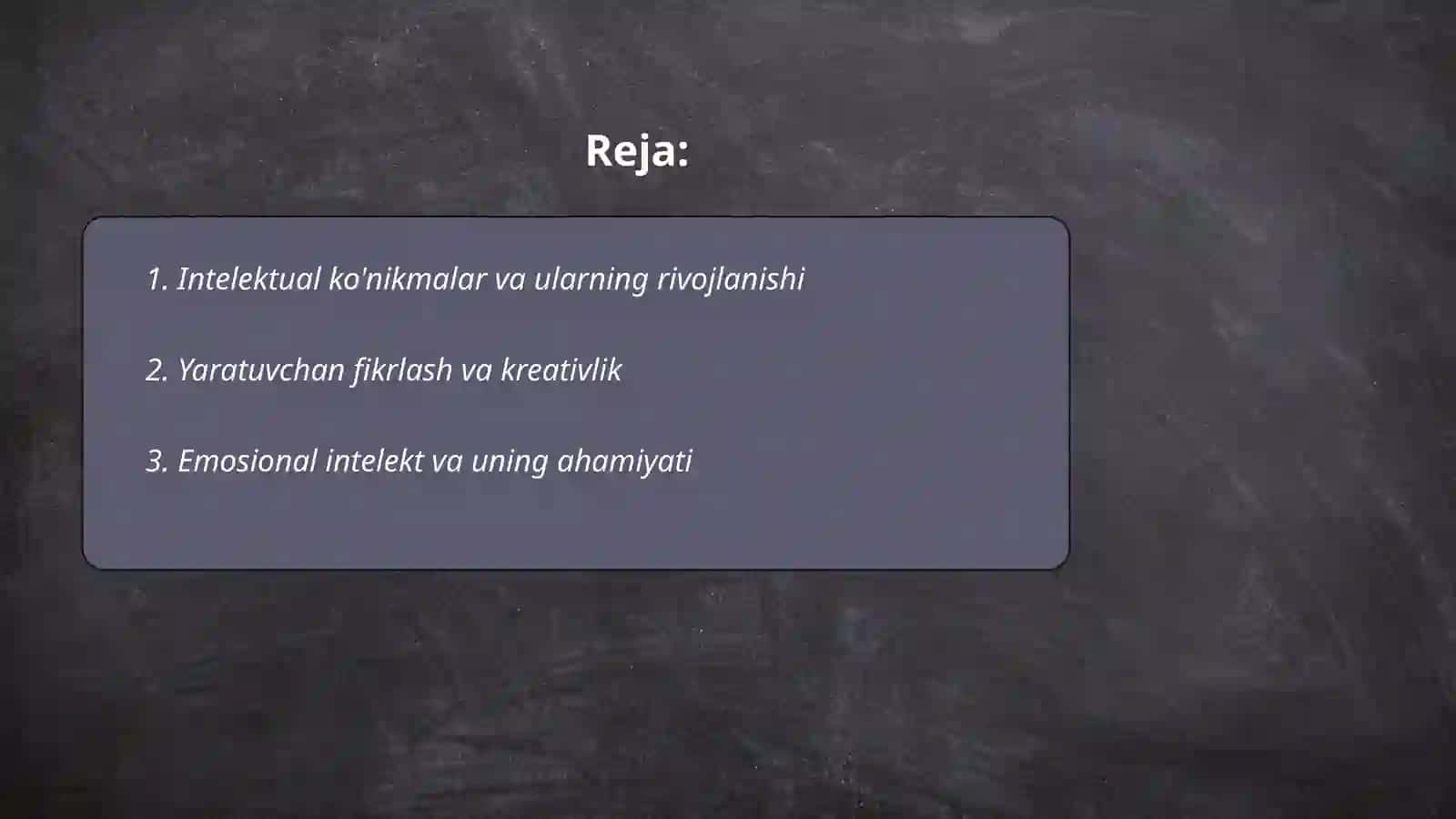 Intelekt va kreativlik 2