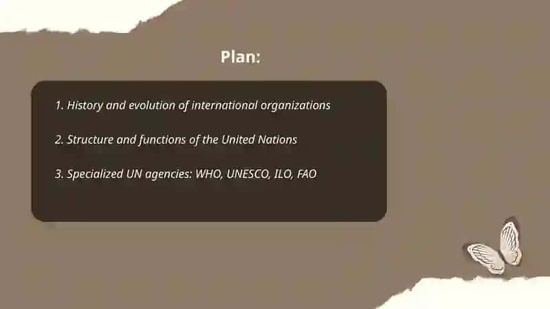 The International Organizations 2