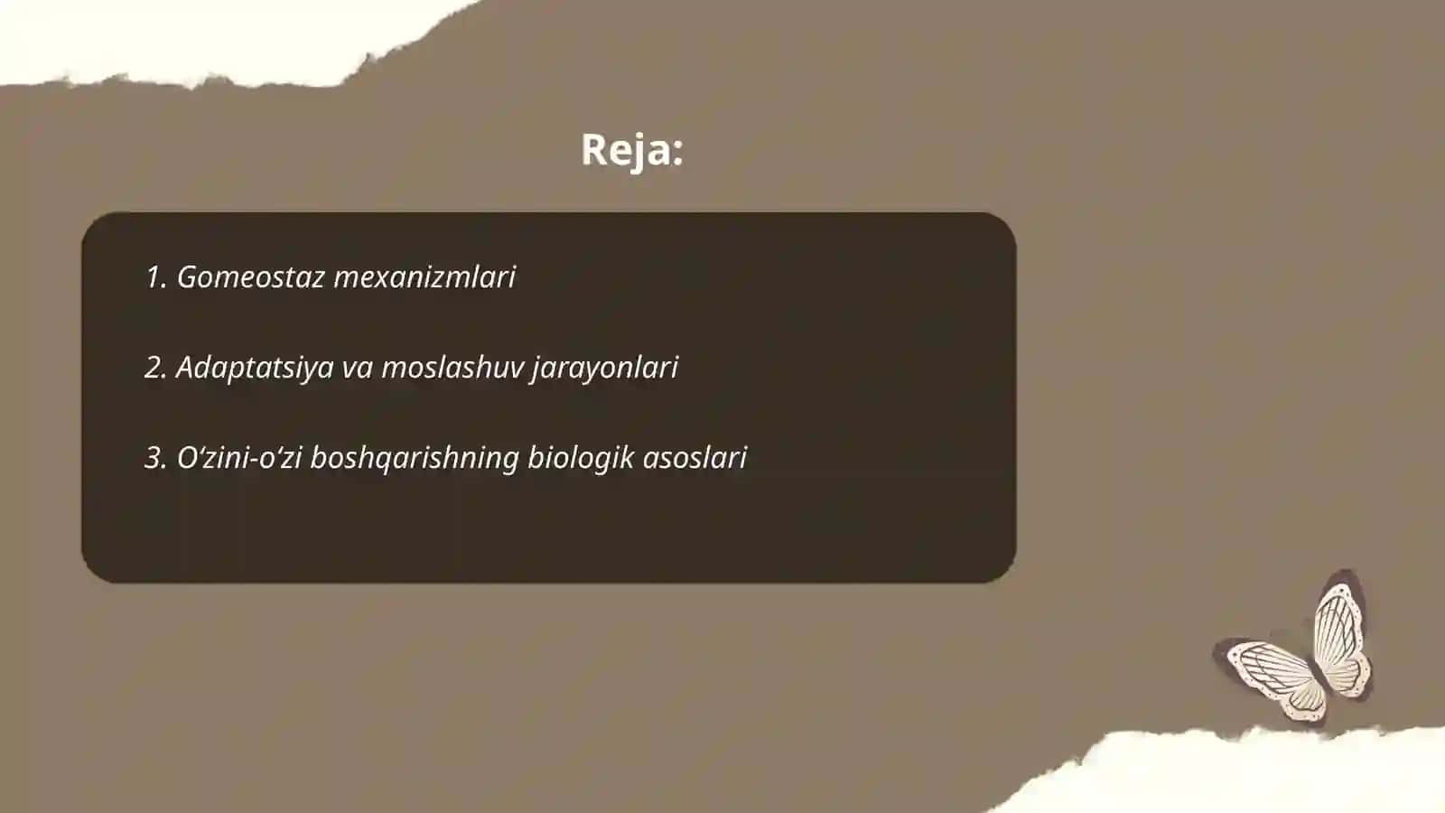 Gomeostaz mexanizmlari 2