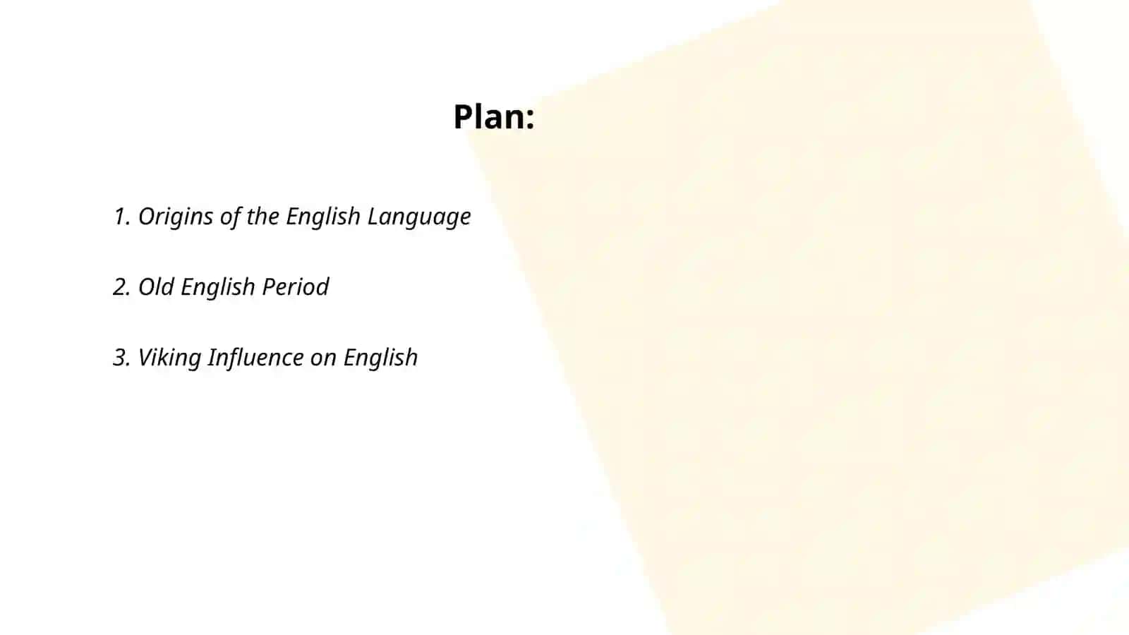 The history of English Language 2