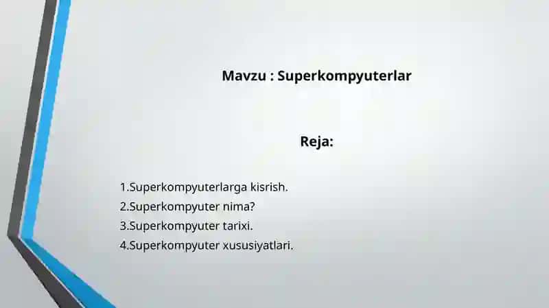 Superkompyuterlar 2