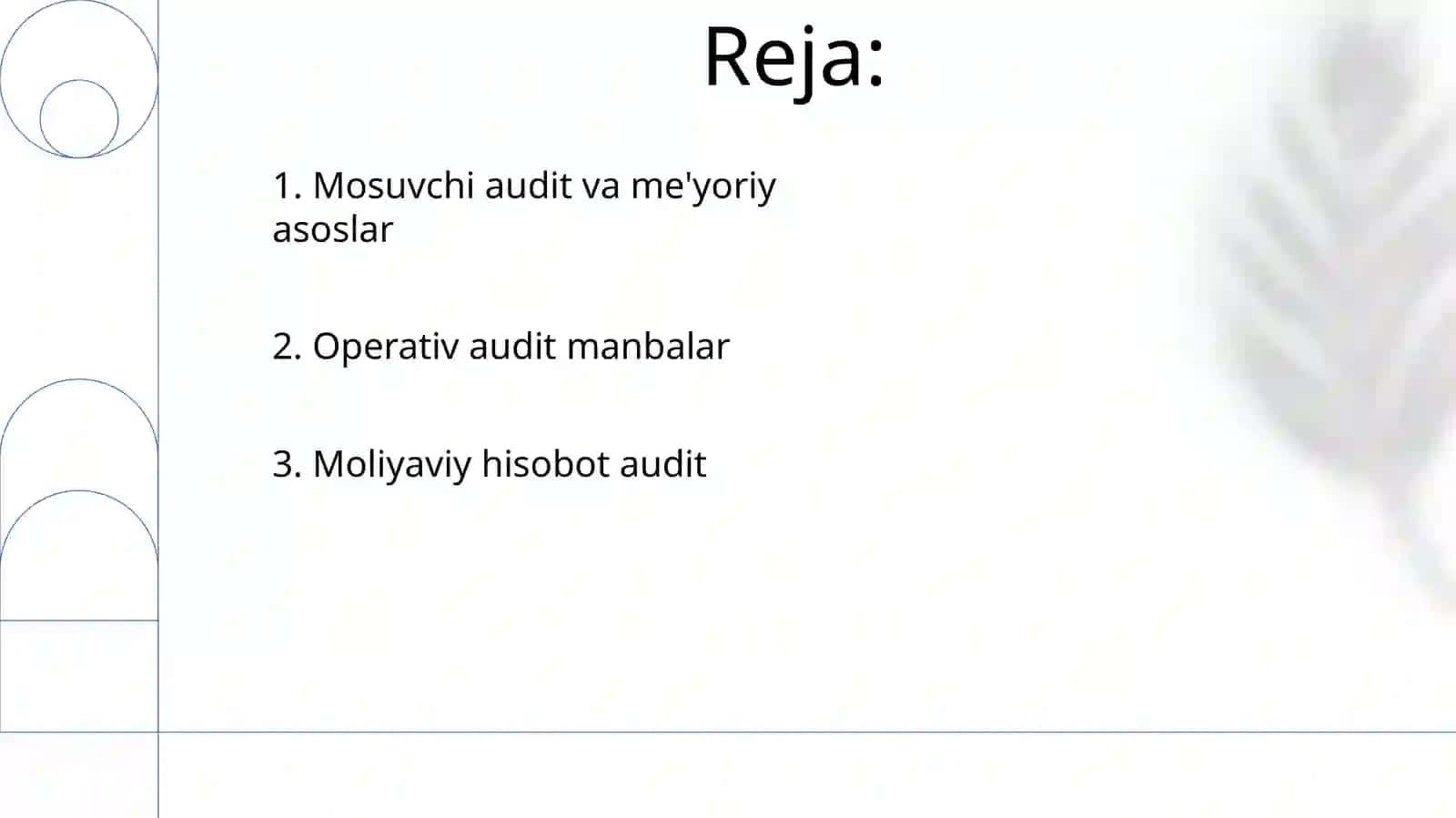 Avtotransport korxonalarida auditning maʼlumot manbalari,vazifalarni tashkil qilish asoslari 2