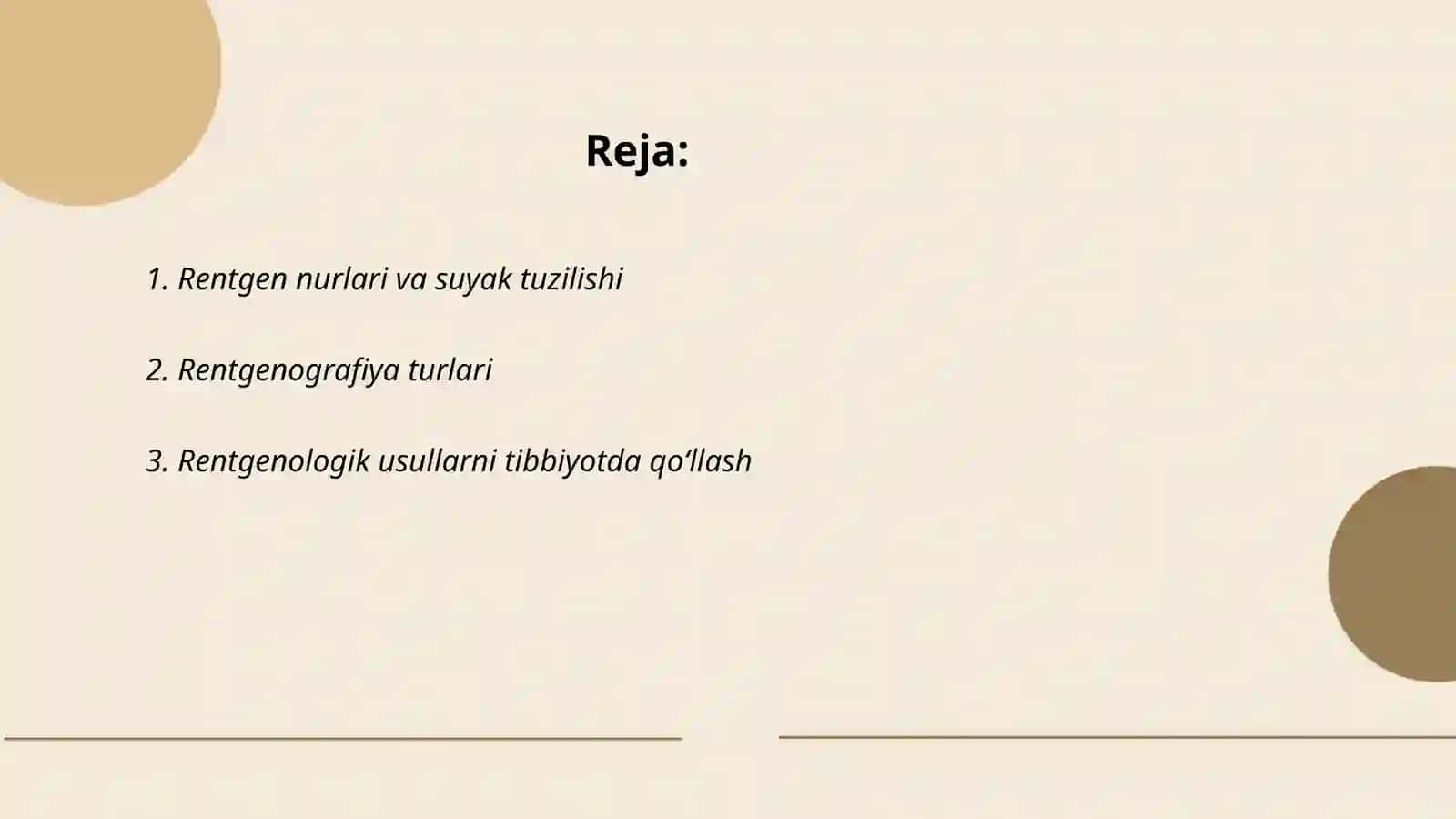 Suyak va bo'ģim rivojlanishini rentgen nurlari yordamida õrganish 2