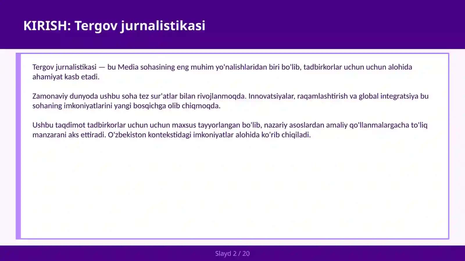 Tergov JURNALISTIKASI 2