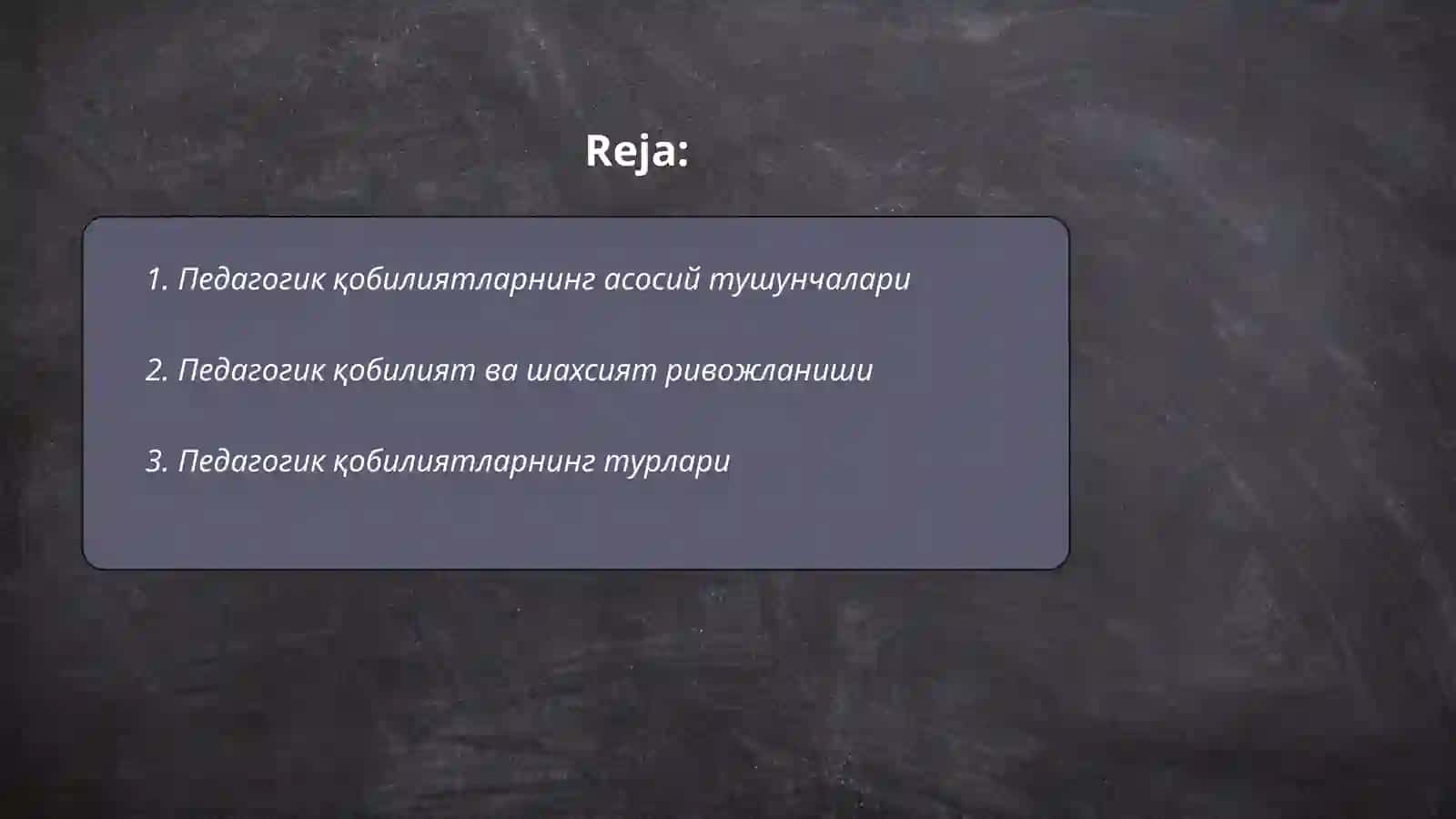Педагогик Қобилиятлар 2