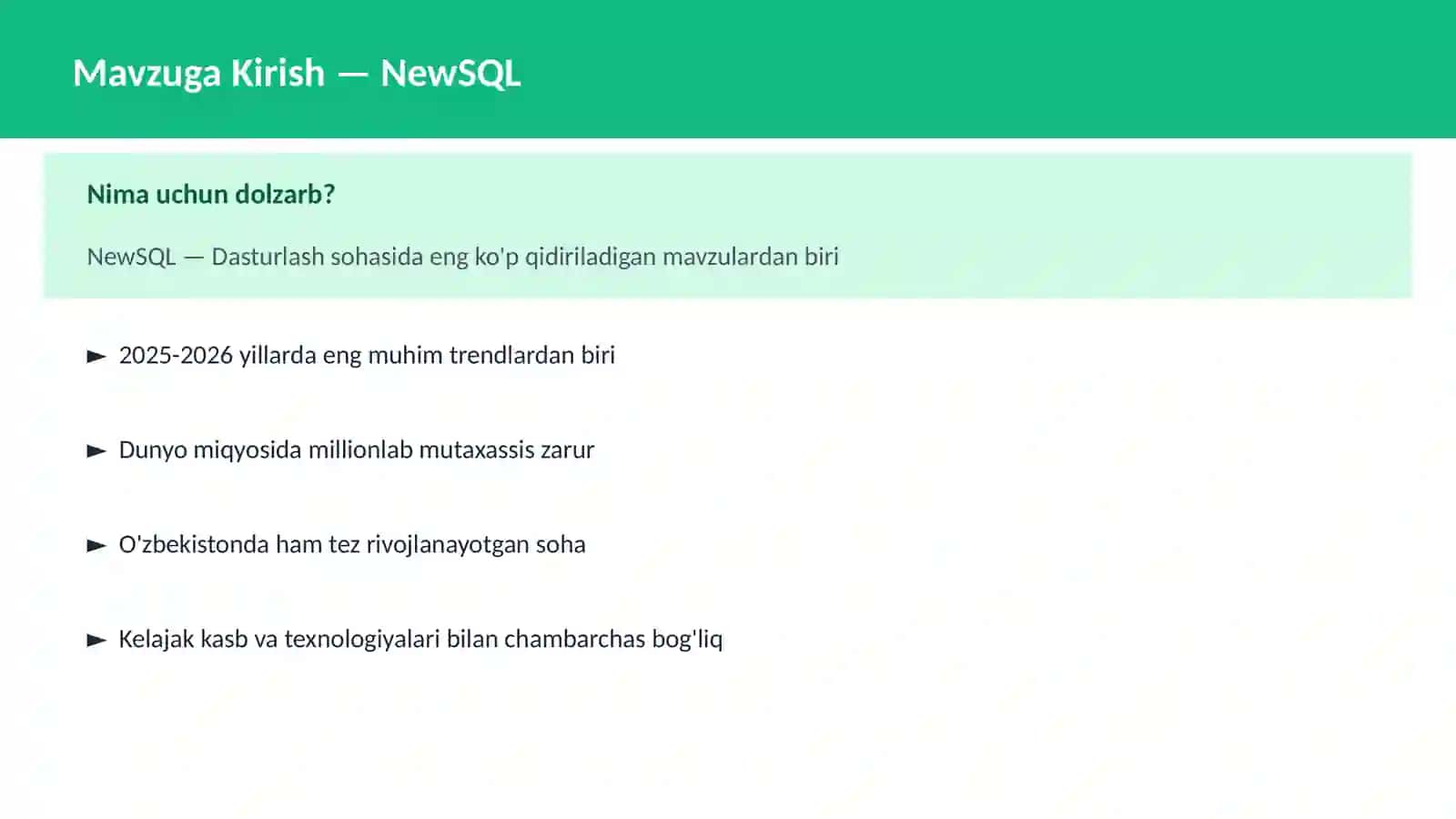 NewSQL 2