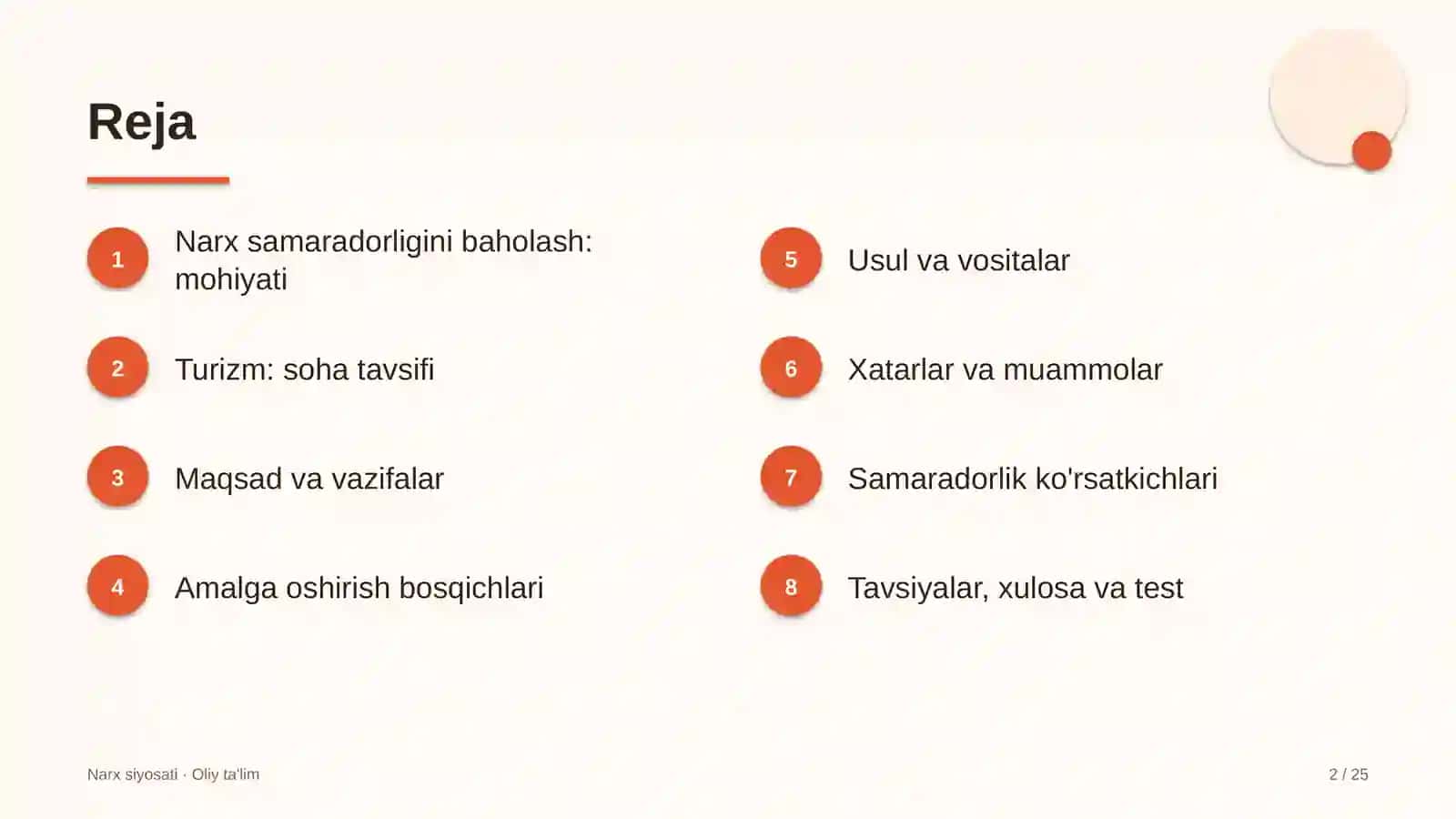 turizmda narx samaradorligini baholash 1902 2