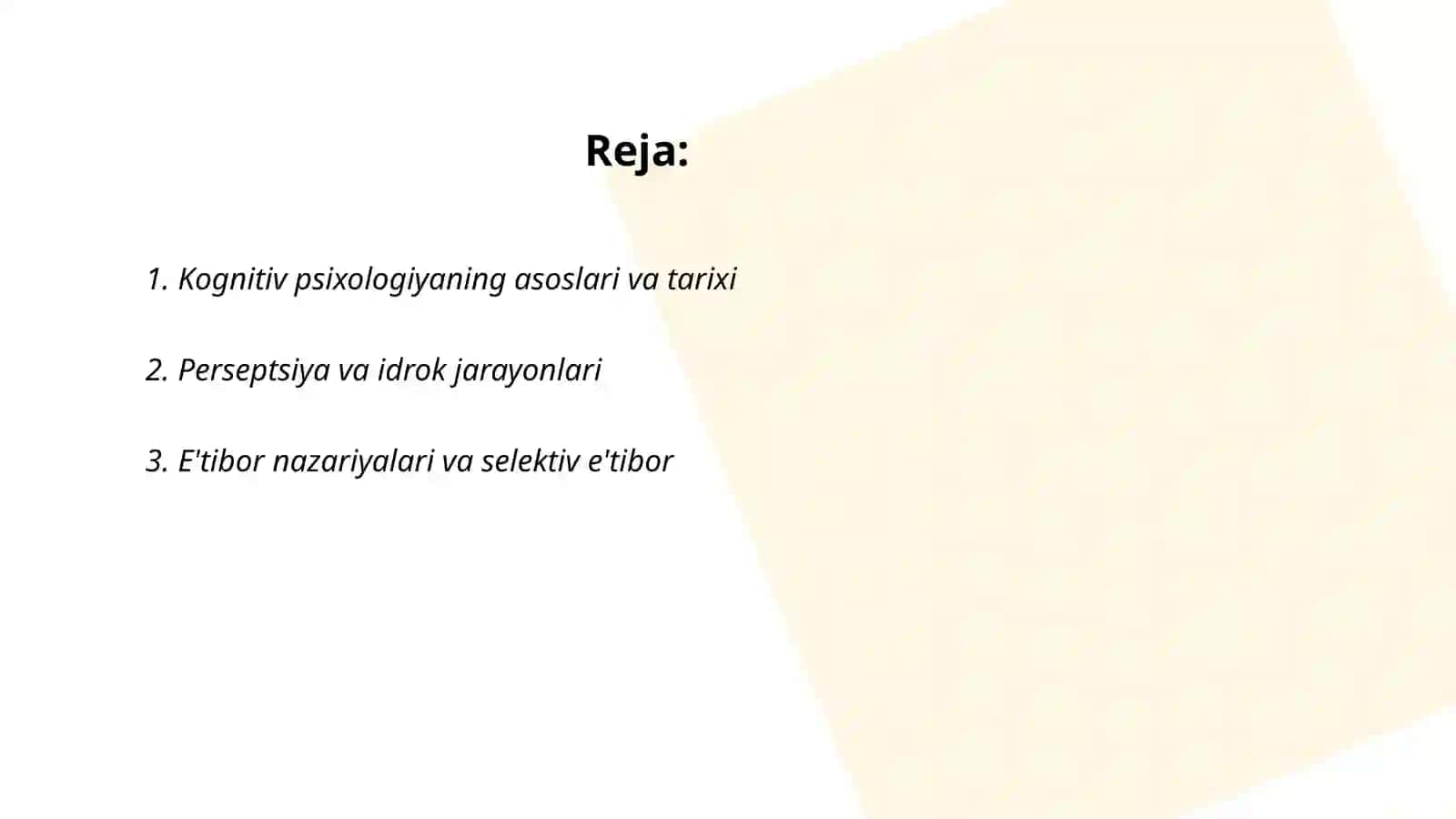 Kognitiv psixologiya 2