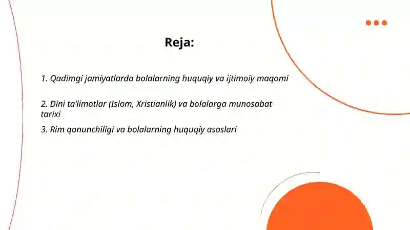 Bola huquqlarining kelib chiqish tarixi 2